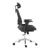 Work chair manager Mergi black mesh 62x63x120cm