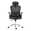 Work chair manager Mergi black mesh 62x63x120cm