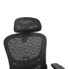 Work chair manager Mergi black mesh 62x63x120cm