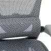 Work chair manager Zenyk mesh in black and white color 63x70x126cm