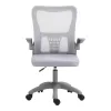 Work chair manager Annalise mesh grey 57χ53χ100cm