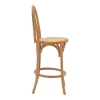 Bar stool Thonet natural beech wood 41x50x105cm