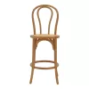 Bar stool Thonet natural beech wood 41x50x105cm