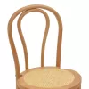 Bar stool Thonet natural beech wood 41x50x105cm