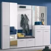 Hallway Unit Beny KOM 760 White - White Lacquer 79x35x45 cm