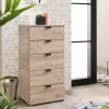 Chest of drawers Duero 5F 45 Grey Oak 45*40*95 cm