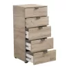 Chest of drawers Duero 5F 45 Grey Oak 45*40*95 cm