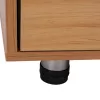 TV stand beech shade with 4 drawers expandable HM2399.01 217,5x30x39cm