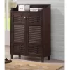 Shoe Cabinet Wooden  Wenge 77x40x121