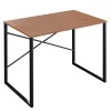 Office desk Zayn in black-walnut color 90x60x70εcm