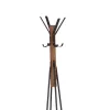 Coat Stand Myra in walnut-black color D40x160cm