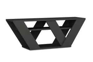 Pipralla TV Stand in anthracite color 110x30x40cm