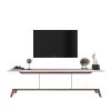 TV unit Kasandra white walnut 180x35x48,5cm