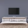 TV unit Kasandra white walnut 180x35x48,5cm