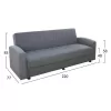 Sofa/ Bed 3 seater Dimos V05 Grey  220x77x83  cm