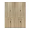 Wardrobes Lotus with 4 doors in oak-dark grey color 160x40x200cm