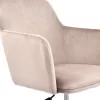 Office chair Xever pink velvet