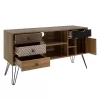 Tv unit Boho in walnut color 120x39x64cm