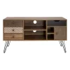 Tv unit Boho in walnut color 120x39x64cm