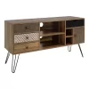 Tv unit Boho in walnut color 120x39x64cm