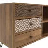 Tv unit Boho in walnut color 120x39x64cm