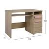 ΓΡΑΦΕΙΟ PLAYROOM SONAMA+ ΡΟΖ ΧΕΡΟΥΛΙ  110X55X76.5