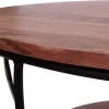 COFFEE TABLE  ACACIA WOOD  Φ90x40 cm.