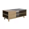 Coffee Table  Jova sonama-grey color 110Χ55Χ45