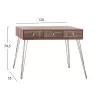 Console Kaitlyn  Walnut with Gold 120x55x79,5 cm.