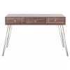 Console Kaitlyn  Walnut with Gold 120x55x79,5 cm.