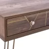 Console Kaitlyn  Walnut with Gold 120x55x79,5 cm.