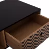 Lounge Table Charleen  Black with natural 100x50x40,5 cm