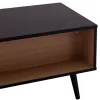 Lounge Table Charleen  Black with natural 100x50x40,5 cm