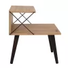 SIDE TABLE/NIGHTSTAND MELAMINE IN NATURAL COLOR 50x40x55Hcm.