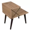 SIDE TABLE/NIGHTSTAND MELAMINE IN NATURAL COLOR 50x40x55Hcm.