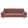 SOFA-BED SALVADOR  VELVET DUSTY PINK 224X88X84cm.