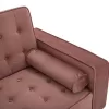 SOFA-BED SALVADOR  VELVET DUSTY PINK 224X88X84cm.