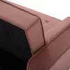 SOFA-BED SALVADOR  VELVET DUSTY PINK 224X88X84cm.