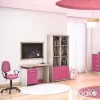 Office table Looney with drawers  in castillo-pink colour 100x55x75cm