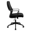 Office chair Maestro with fabric mesh in black colour