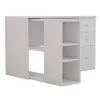 Polina corner desk color white 120x100x75cm