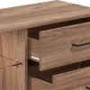 TV Stand Corsica 190 Flagstaff Oak - Black 190x42x53,5 cm