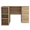 Polina corner desk color natural 120x100x75cm