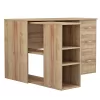 Polina corner desk color natural 120x100x75cm