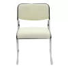 Mid -back office visitor chair Corina PVC ecru