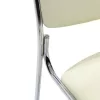 Mid -back office visitor chair Corina PVC ecru