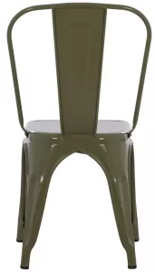 ΚΑΡΕΚΛΑ ΜΕΤΑΛΛΙΚΗ MELITA ΣΕ DARK OLIVE GREEN 43x50x82Y εκ.