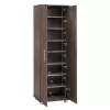 Shoe Cabinet- Wardrobe Wooden  Walnut color 58-60x37x187 cm