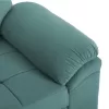 SOFABED LEFT CORNER JADE  SEAFOAM GREEN VELVET 250x80-180x73-88Hcm.