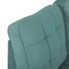 SOFABED LEFT CORNER JADE  SEAFOAM GREEN VELVET 250x80-180x73-88Hcm.